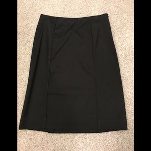 Black Silk Etro Skirt